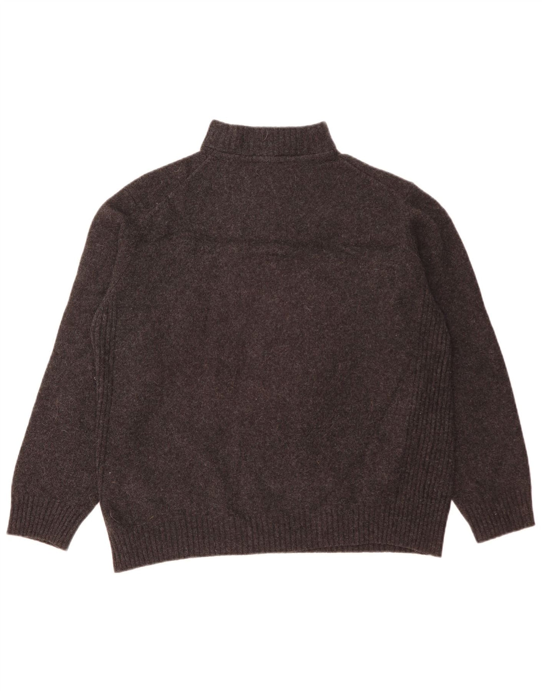 Женский свитер Barbour с воротником на молнии, Великобритания 20, 2XL, серый, шерсть