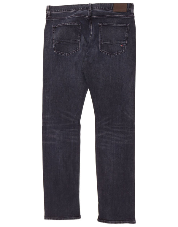 Мужские прямые джинсы Tommy Hilfiger Denton W34 L34 темно-синие