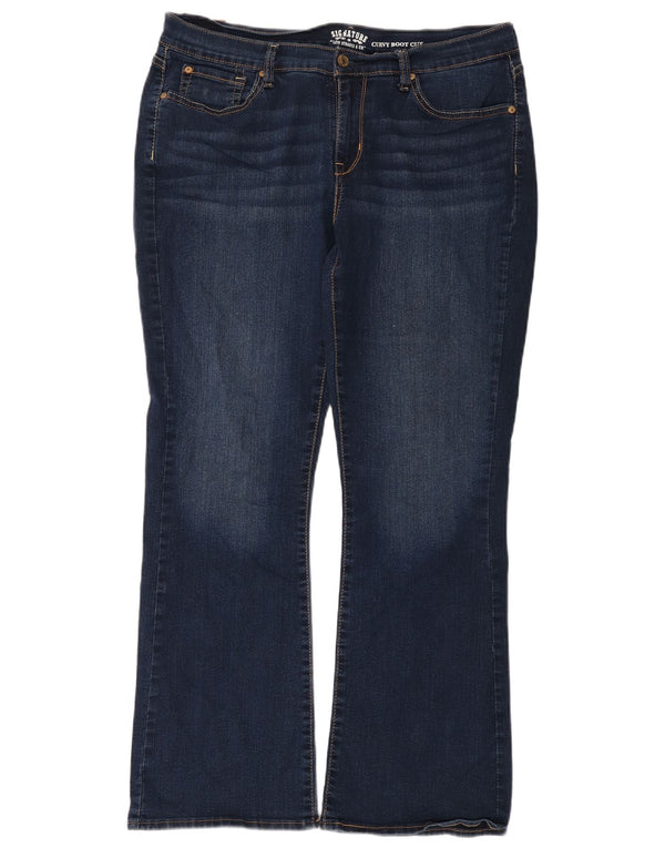 Женские джинсы Levi's Curvy Bootcut США 18 2XL W34 L32 Темно-синий хлопок