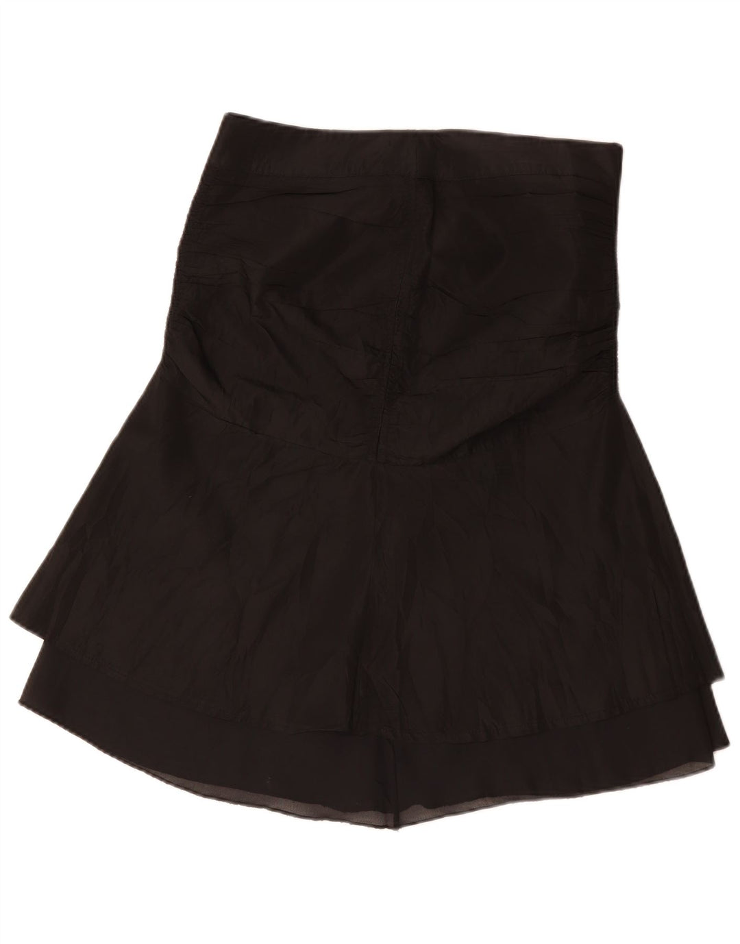 Винтажная женская юбка-тюльпан среднего размера W30, черная из ацетата