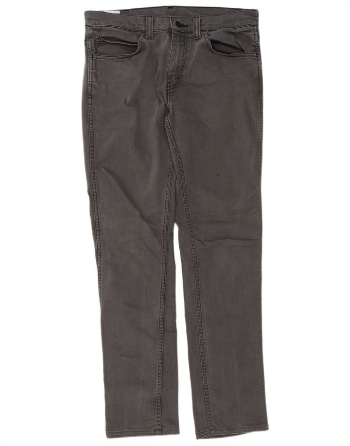 Мужские джинсы Levi's 511 Slim W32 L31 Серые хлопковые