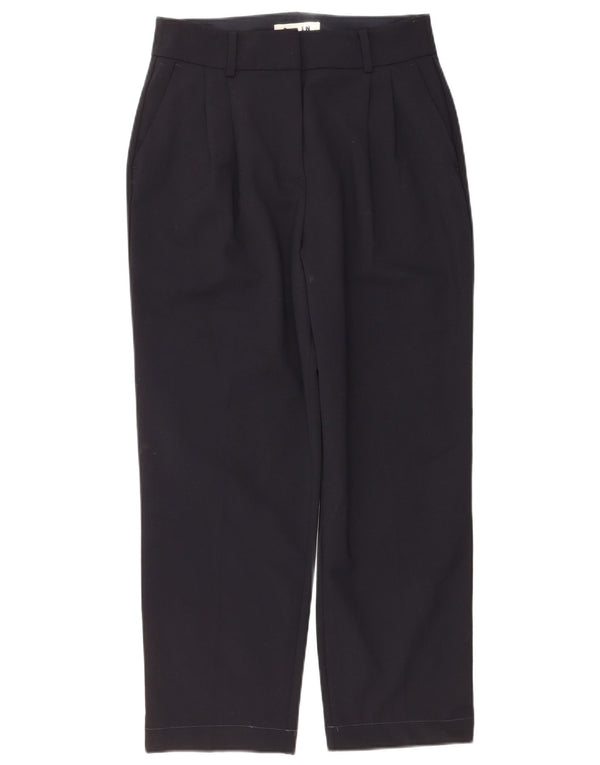 Женские повседневные брюки с высокой талией Boden UK 10, маленькие W28 L27, темно-синие