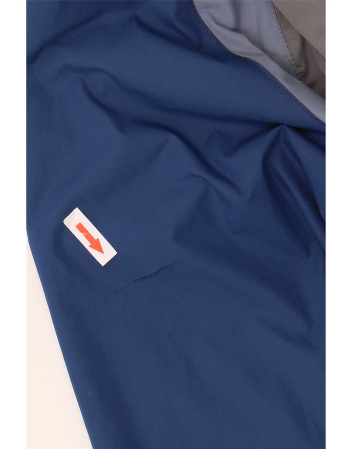 Мужская дождевик с капюшоном Fat Face UK 42 XL, серый полиэстер с цветными блоками