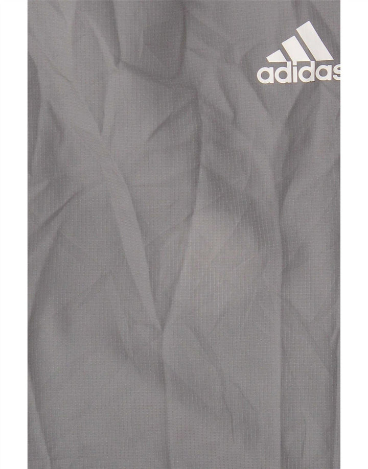 Женские спортивные брюки Adidas с графическим рисунком UK 12/14, средний серый полиэстер