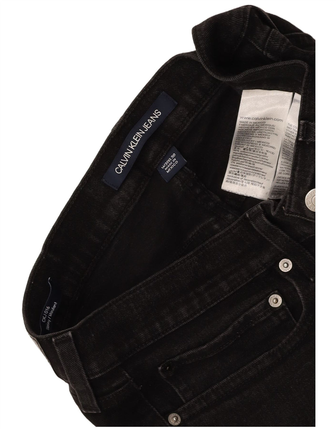 Мужские джинсы-скинни CALVIN KLEIN W31 L30, серый хлопок