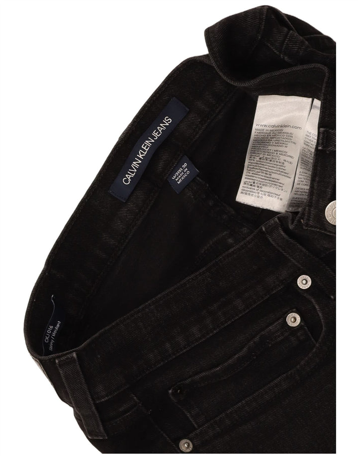 Мужские джинсы-скинни CALVIN KLEIN W31 L30, серый хлопок