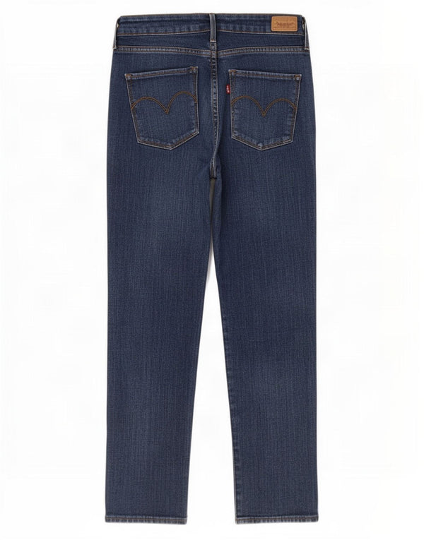 Женские зауженные джинсы Levi's W28 L26, синий хлопок