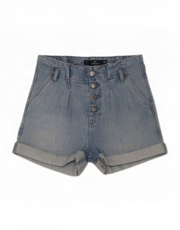 Женские джинсовые шорты Hollister US 4, маленькие W26, синие, хлопок