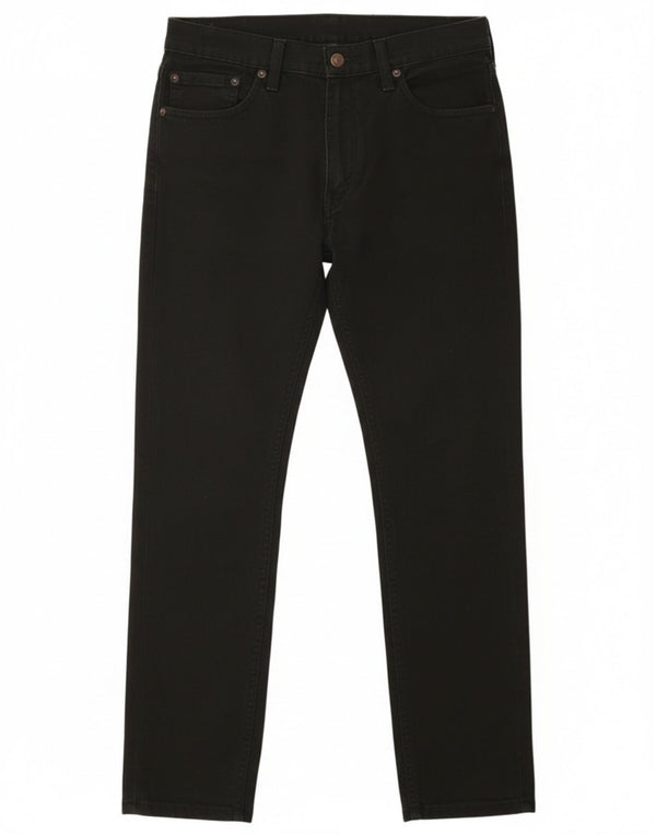 Мужские джинсы скинни Levi's W32 L27, черный хлопок