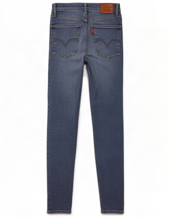 Женские джинсы суперскинни Levi's Mile High W27 L30, синий хлопок