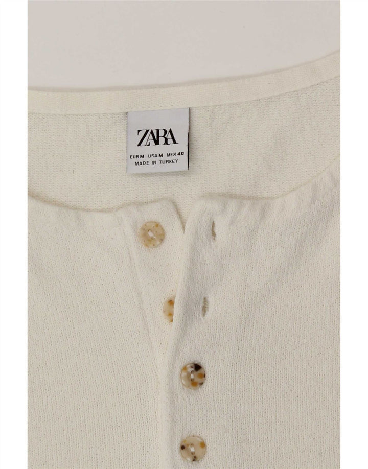 Zara Мужская футболка Top Medium White