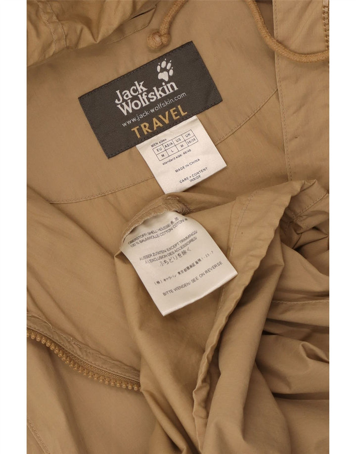 Мужская куртка-бомбер с капюшоном Jack Wolfskin UK 36/38 Средний Бежевый