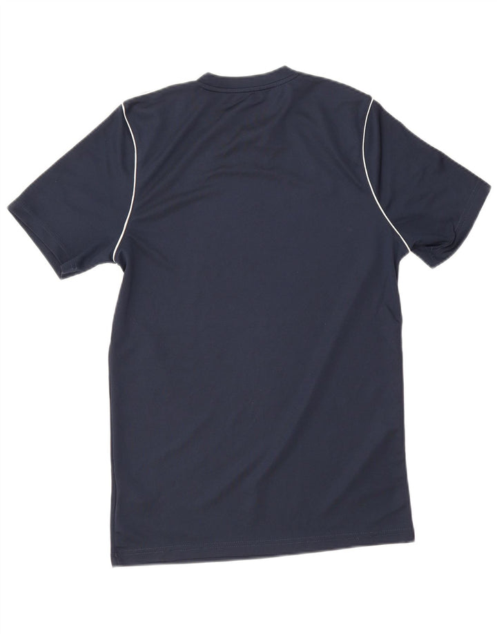 Мужская футболка Nike Dri Fit, маленький темно-синий полиэстер