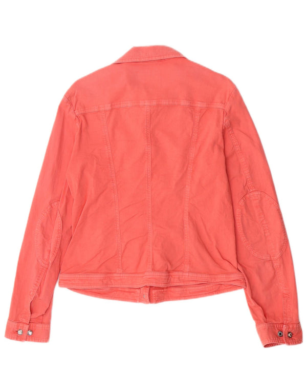 Женская джинсовая куртка Paul & Shark для яхтинга UK 10, маленькая розовая