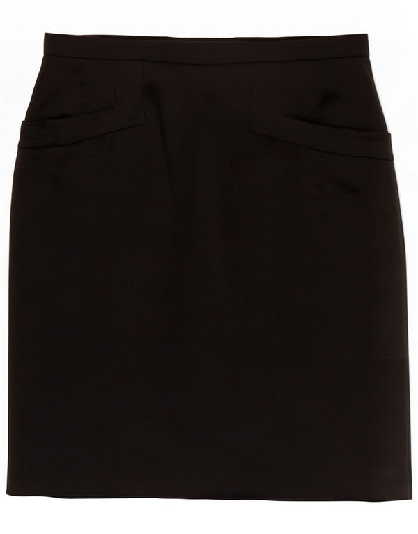 Emanuel Ungaro Женская мини-юбка UK 8 Small W28 Черный