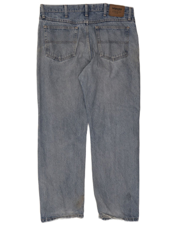 Мужские прямые джинсы Wrangler W36 L29, синие, хлопок