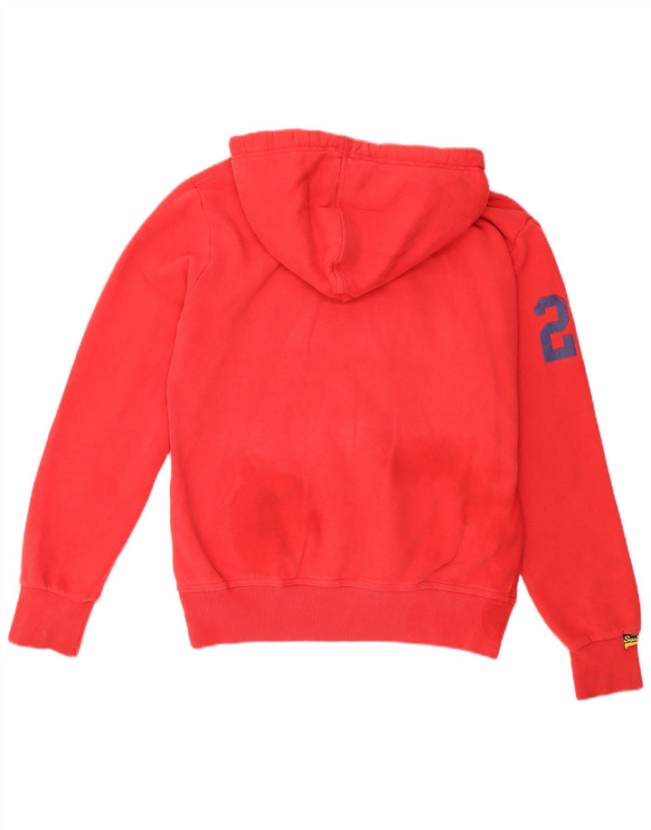 Мужской джемпер с капюшоном Superdry, большой красный