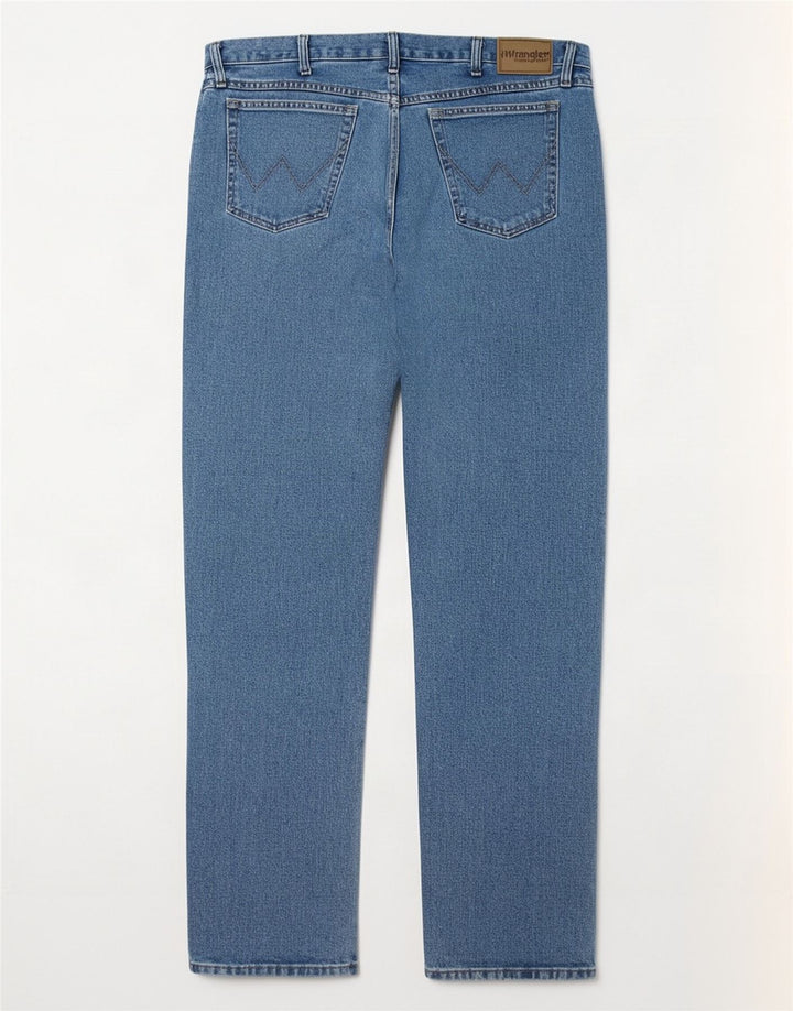 Мужские прямые джинсы Wrangler W36 L36, синие, хлопок