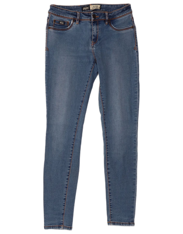 Женские джинсы скинни Superdry Alexa Jegging W28 L30, синий хлопок