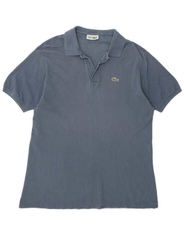 Мужская рубашка-поло Lacoste, размер 7 2XL, серый хлопок