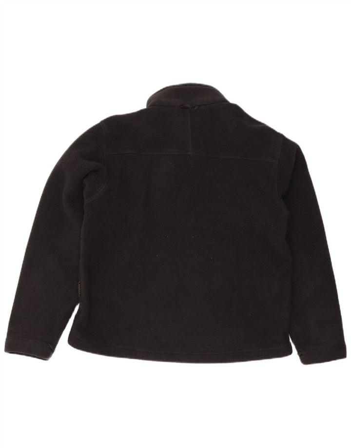 Женская флисовая куртка с подкладкой Jack Wolfskin UK 14, большой черный полиэстер