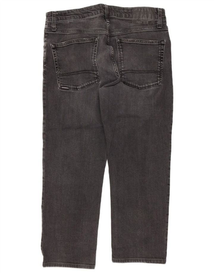 Мужские укороченные джинсы Superdry W34 L24, черный хлопок