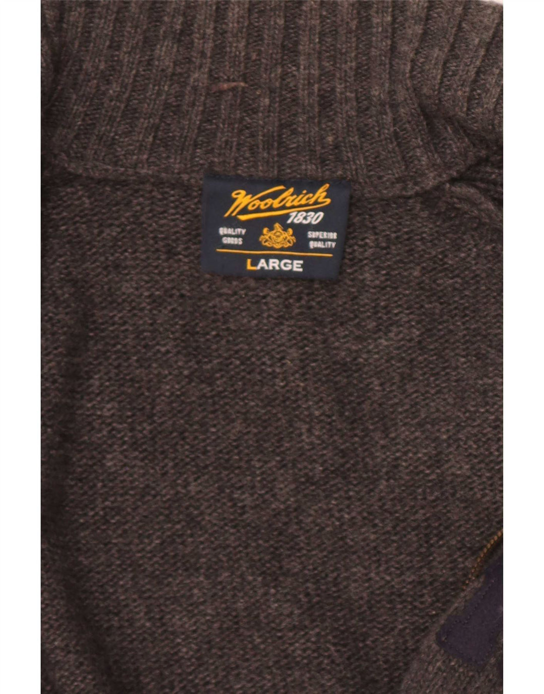 Мужской кардиган с рисунком Woolrich, большой серый цвет