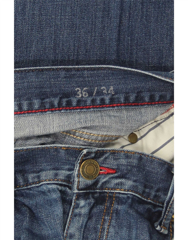 Мужские прямые джинсы Tommy Hilfiger W36 L34 синие, хлопок