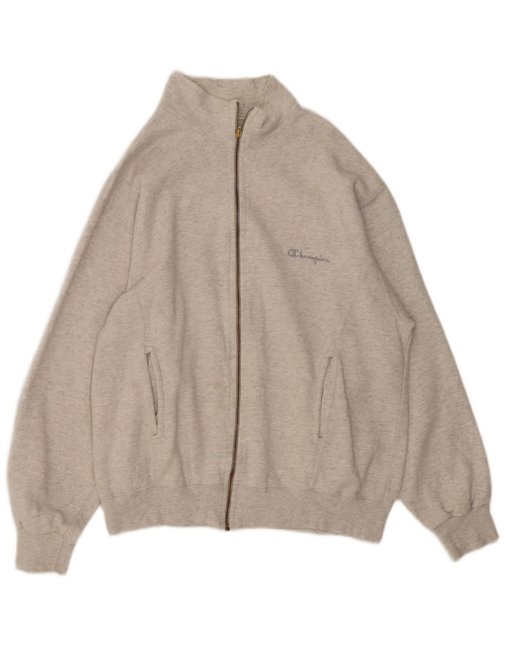 Мужской спортивный костюм CHAMPION, верхняя куртка, хлопковый средний серый цвет