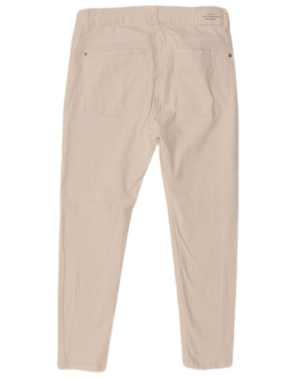 Женские потертые джинсы скинни Zara EU 46 XL W36 L27 белые