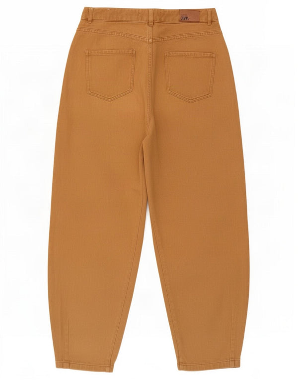 Мужские зауженные укороченные джинсы Zara EU 40 Medium W30 L22 Бежевые хлопковые