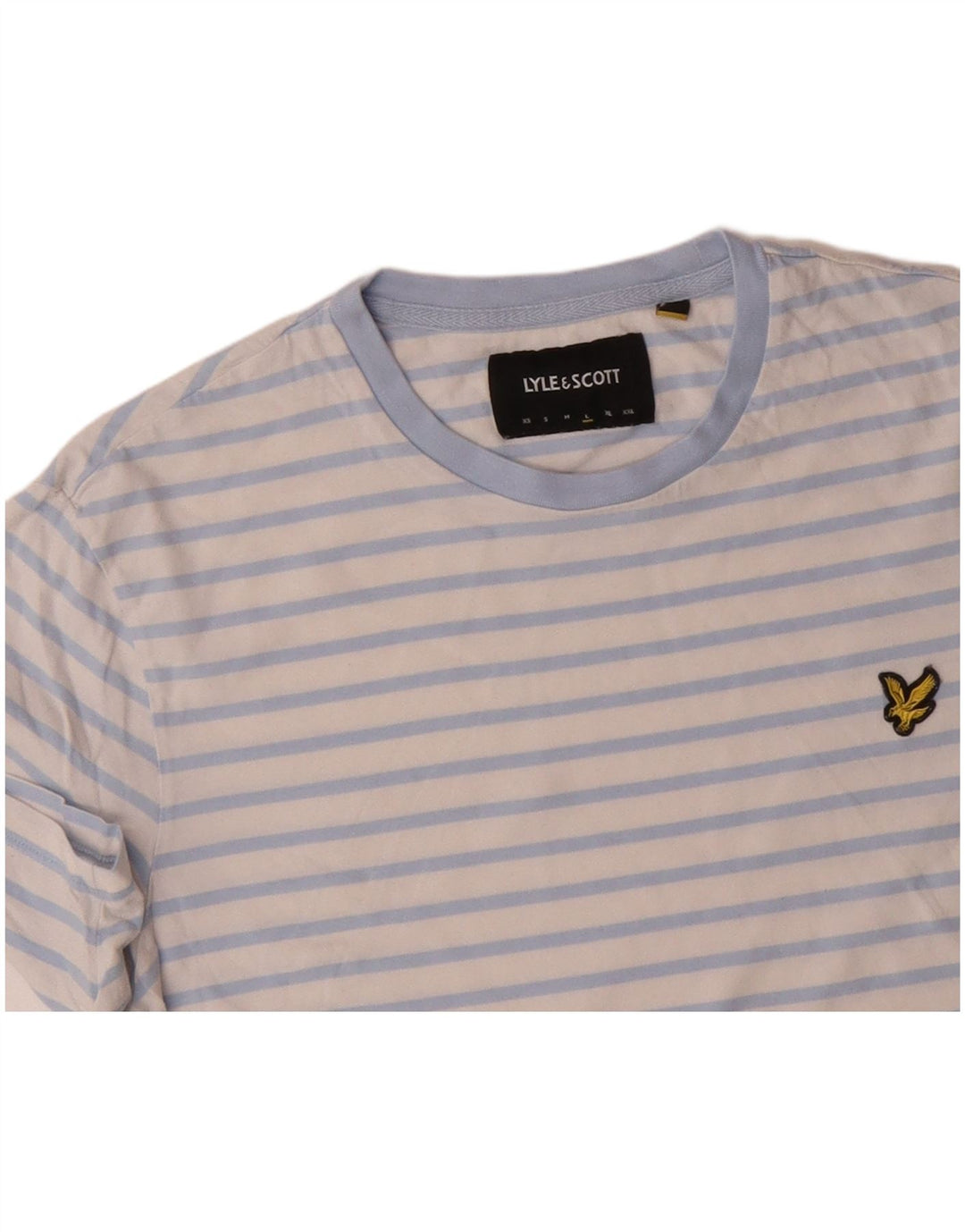 LYLE & SCOTT Женская футболка из хлопка в большую белую полоску