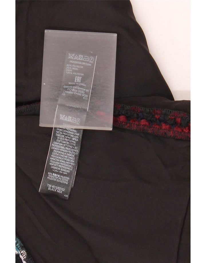 Женская мини-юбка Marks & Spencer UK 16, большая, W34, в разноцветную клетку