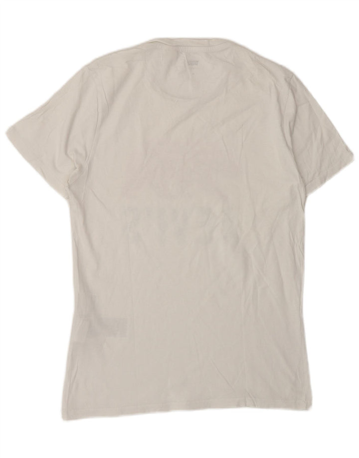 LEVI'S Mens Graphic T-Shirt Top XS White Cotton
