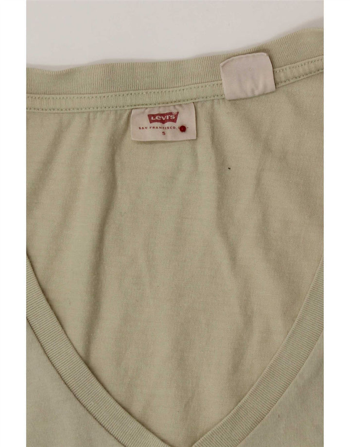 Женская футболка Levi's Top UK 10, маленькая, бежевая
