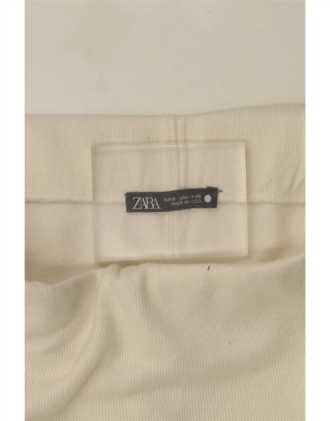 Женская юбка-миди Zara, маленькая W26 Off White