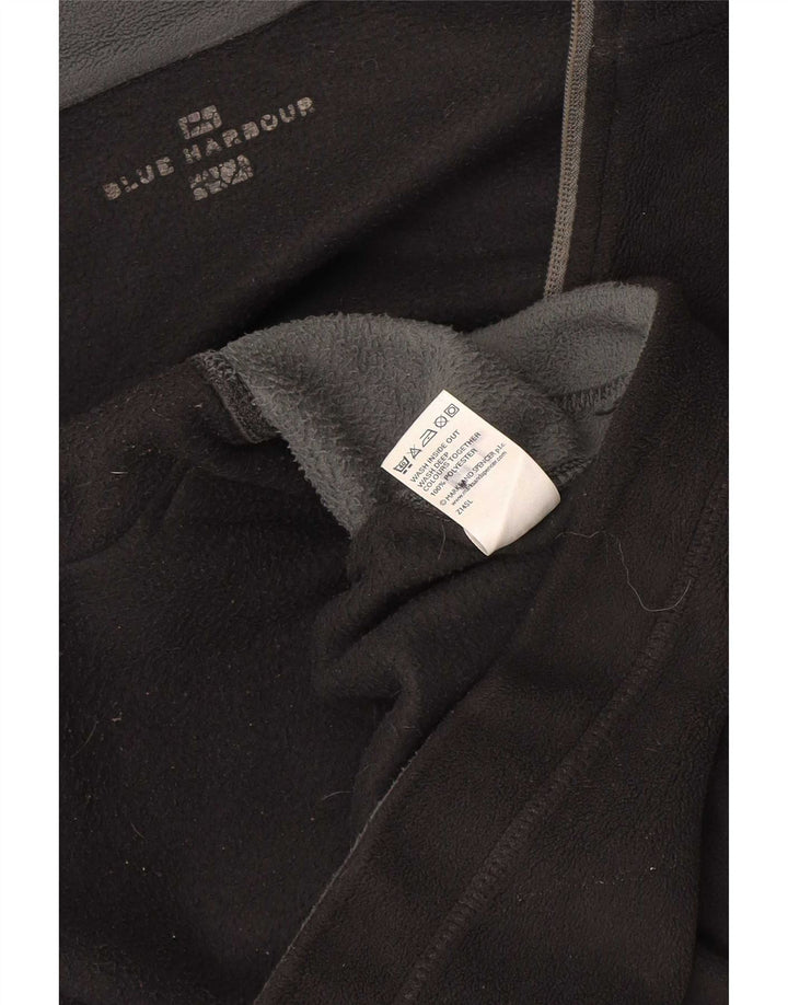Мужская флисовая куртка Marks & Spencer Blue Harbour UK 38, средний черный