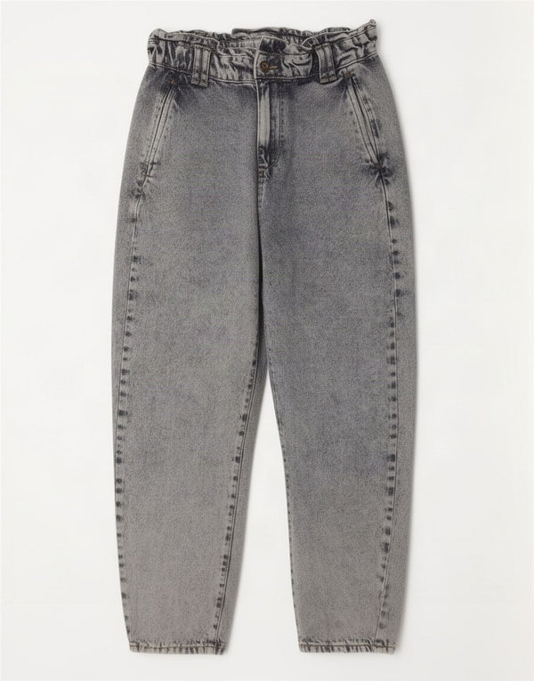 Женские зауженные джинсы с высокой талией Zara EU 34 2XS W24 L25, синий хлопок