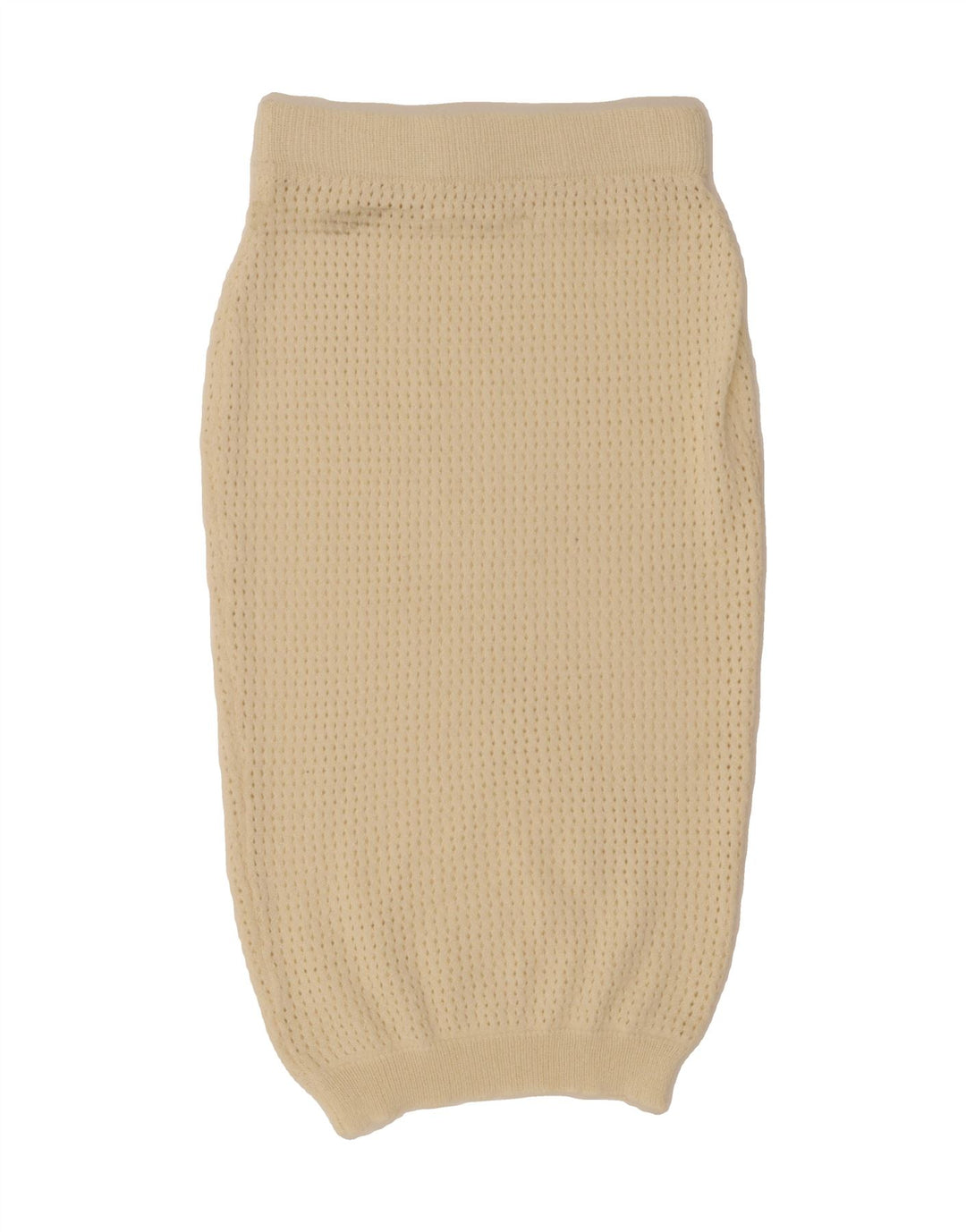 VINTAGE Womens Crochet Midi Skirt W28 Medium Off White Vintage Vintage and Second-Hand Vintage from Messina Hembry 