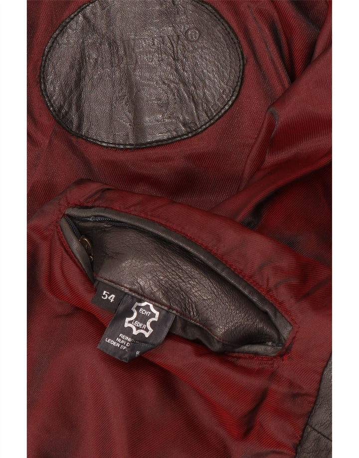 Мужская кожаная куртка Liberty IT 54 2XL Коричневая кожа