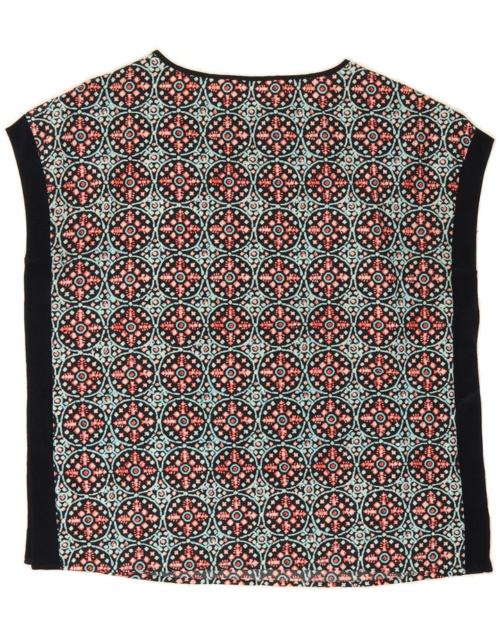 MICHAEL KORS Womens Oversized Vest Top UK 14 Medium Multicoloured Floral Vintage Michael Kors and Second-Hand Michael Kors from Messina Hembry 