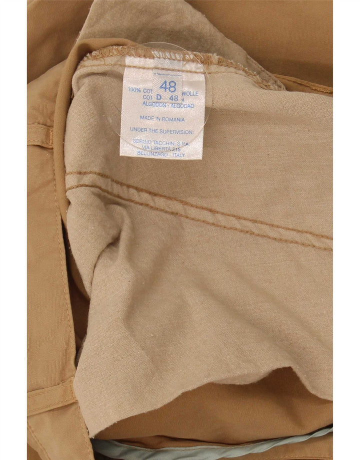 Мужские прямые брюки чинос Sergio Tacchini IT 48 Medium W32 L29 Бежевые