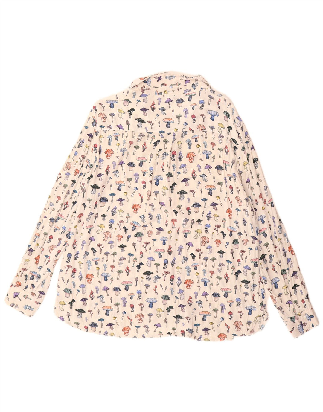 Женская блузка-рубашка с абстрактным узором French Connection, Великобритания 14, большая белая