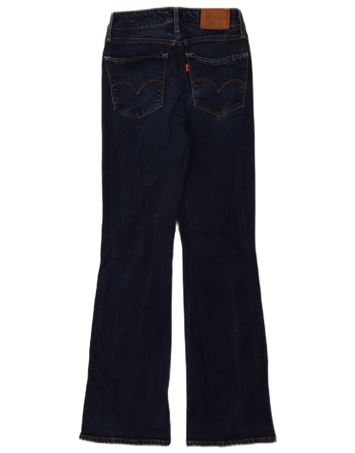Женские джинсы Levi's 725 Bootcut W25 L30 темно-синие из лиоцелла