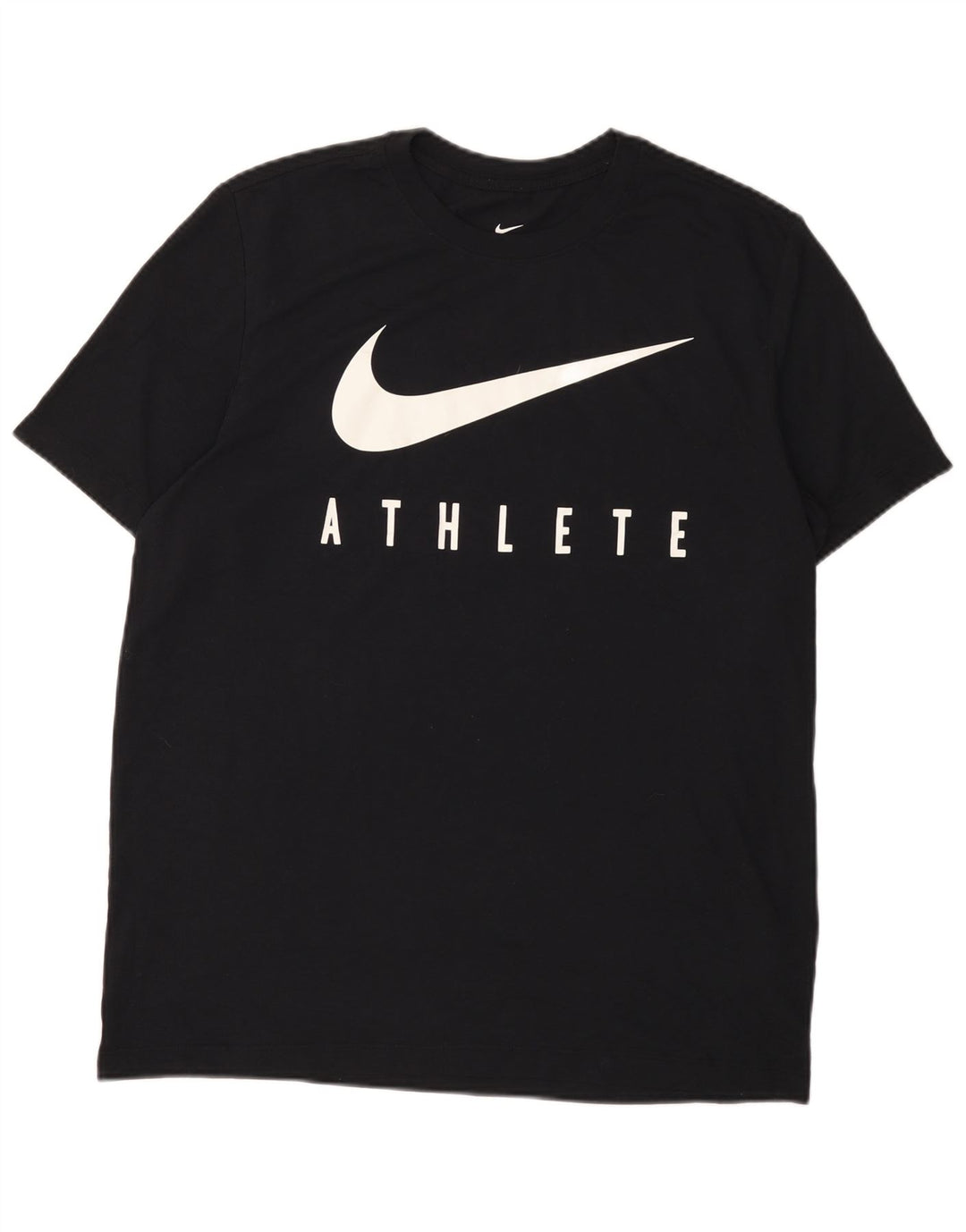 Мужская футболка NIKE Dri Fit с рисунком, большой черный хлопковый топ