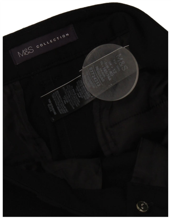 Женские брюки чинос Marks & Spencer UK 12 Medium W34 L29 Черные