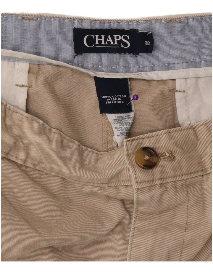 Мужские шорты чинос Chaps W38 XL, бежевый хлопок