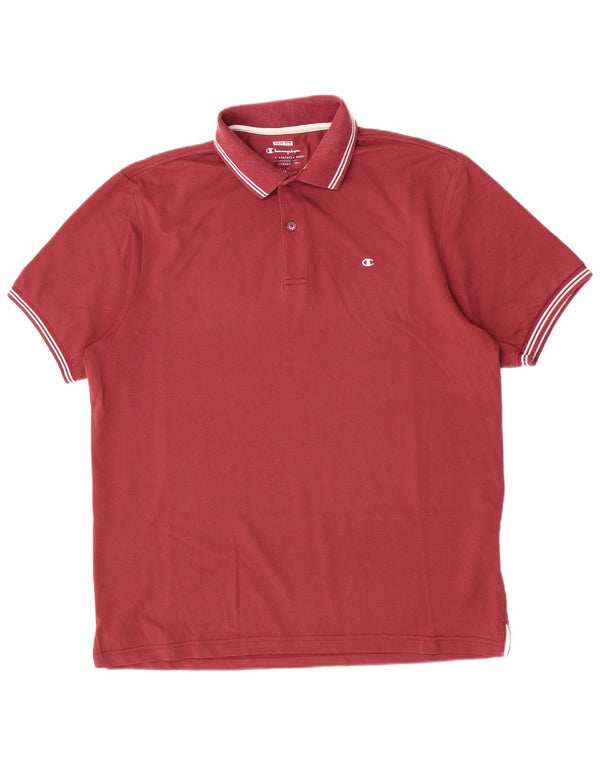 Мужская рубашка поло Champion Easy Fit XL, красный хлопок