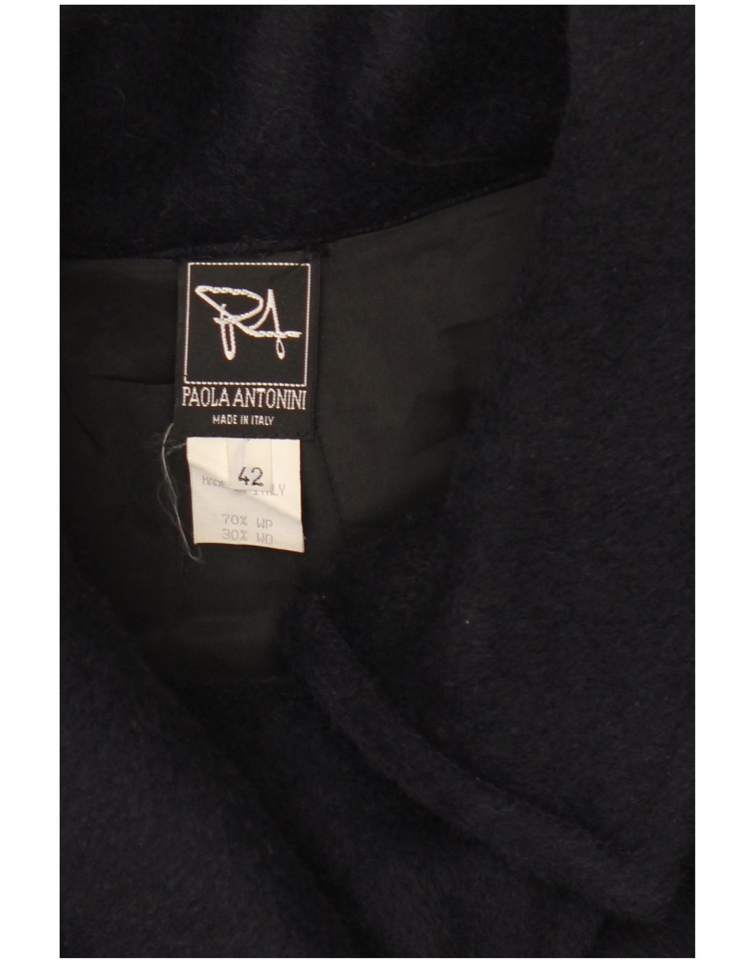 PAOLA ANTONINI Женское пальто оверсайз IT 42 Medium Navy Blue