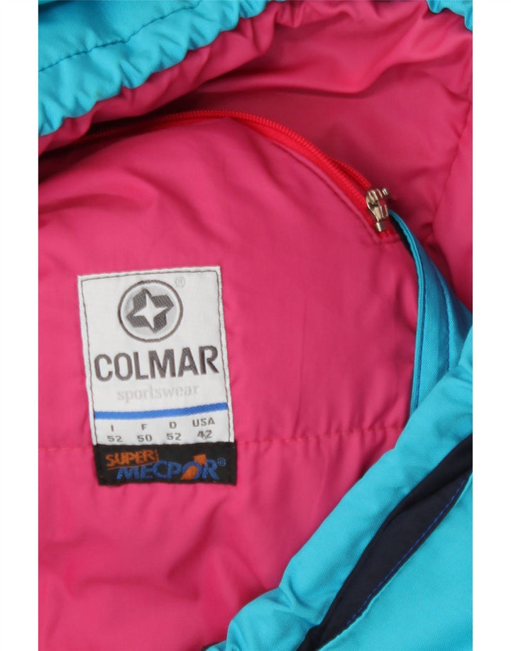 Мужская лыжная куртка Colmar IT 52, большая синяя, полиамид с цветными блоками